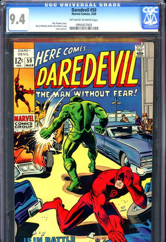 Daredevil #050 CGC 9.4 - Barry Windsor-Smith cover & art -  SOLD1