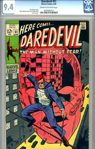 Daredevil #51  CGC graded 9.4 - SOLD!