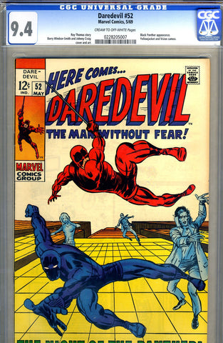 Daredevil #52   CGC graded 9.4 - SOLD!