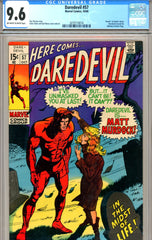 Daredevil #57 CGC graded 9.6 DD reveals ID SOLD!