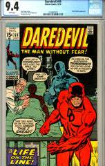 Daredevil #69 CGC graded 9.4 Black Panther cover SOLD!