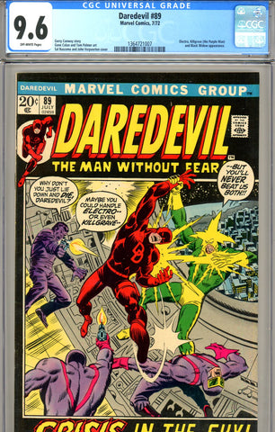 Daredevil #89 CGC graded 9.6 SOLD!