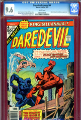 Daredevil Annual #04 CGC graded 9.6 origin/1st Mind Master - SOLD!