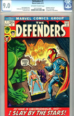 Defenders #01  CGC graded 9.0 - SOLD!