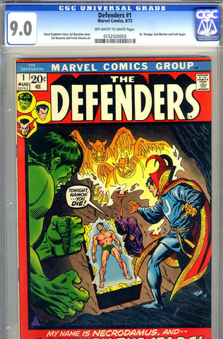 Defenders #01   CGC  graded 9.0 - SOLD!