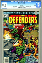 Defenders #42 CGC graded 9.6 - New Emissaries of Evil - SOLD!