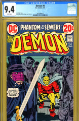 Demon #08 CGC graded 9.4 - Kirby cover/story/art - SOLD!