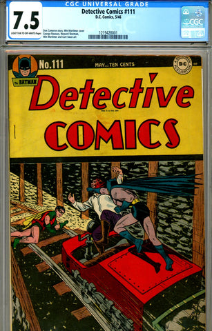 Detective Comics #111 CGC graded 7.5 - SOLD!