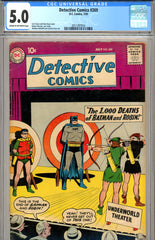 Detective Comics #269 CGC graded 5.0 - SOLD!