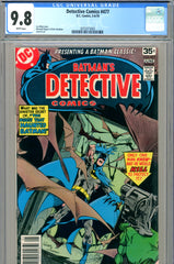 Detective Comics #477 CGC graded 9.8 HIGHEST GRADED  white pages - SOLD!
