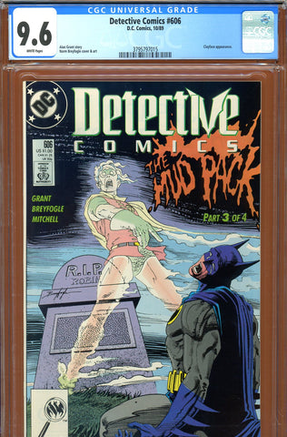 Detective Comics #606 CGC graded 9.6 Norm Breyfogle c/a