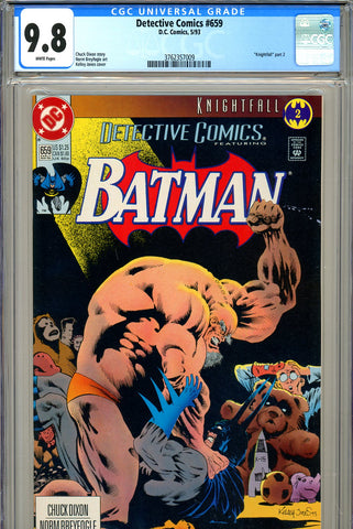 Detective Comics #659 CGC graded 9.8 HIGHEST GRADED