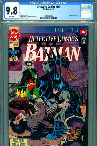 Detective Comics #665 CGC graded 9.8  HIGHEST GRADED Kelly Jones cover - SOLD!