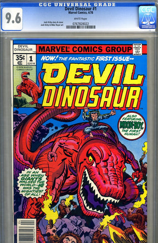 Devil Dinosaur #1  CGC graded 9.6 - white pages - SOLD!