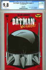 Dark Nights: The Batman Who Laughs #1 CGC graded 9.8 - SOLD!
