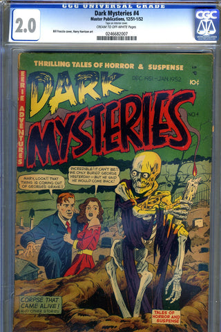 Dark Mysteries #4   CGC graded 2.0 - SOLD!