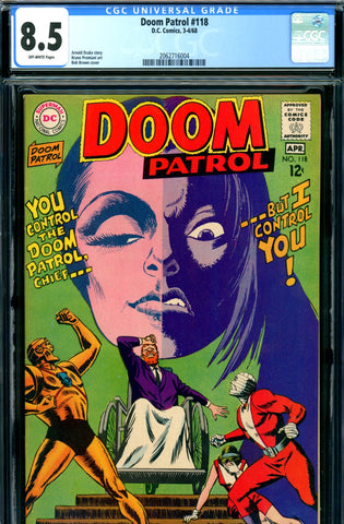 Doom Patrol #118 CGC graded 8.5 SOLD!