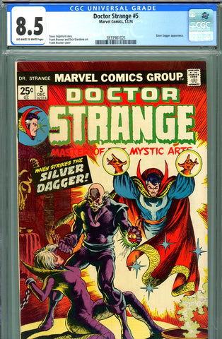 Doctor Strange #005 CGC graded 8.5 Brunner cover/art - SOLD!