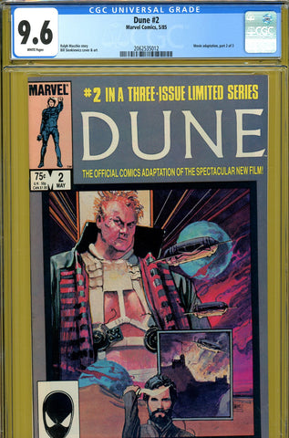 Dune #2 CGC graded 9.6 - movie adaptation