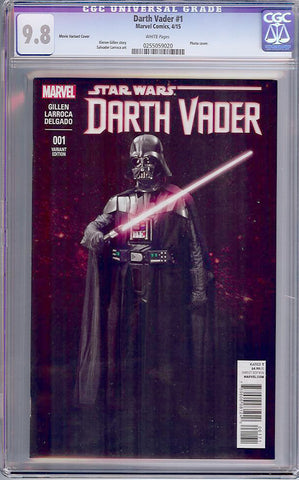 Darth Vader #1  CGC graded 9.8 - Movie Cover - HG - SOLD!