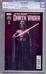 Darth Vader #1  CGC graded 9.8 - Movie Cover - HG - SOLD!