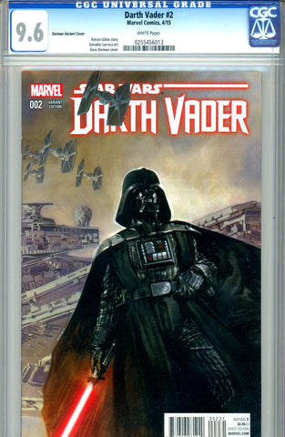 Darth Vader #2  CGC graded 9.6 - Dorman Variant Cover -  SOLD!
