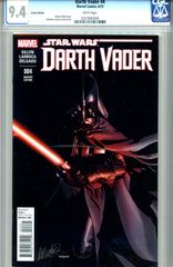 Darth Vader #4  CGC graded 9.4 - Variant Edition SOLD!