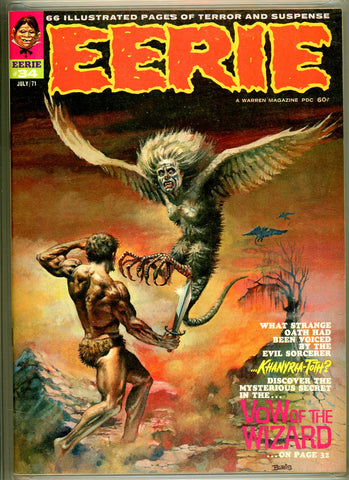Eerie #034 CGC graded 9.0 - Boris cover -  SOLD!