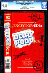 Encyclopaedia Deadpoolica #1 CGC graded 9.8 - HIGHEST GRADED