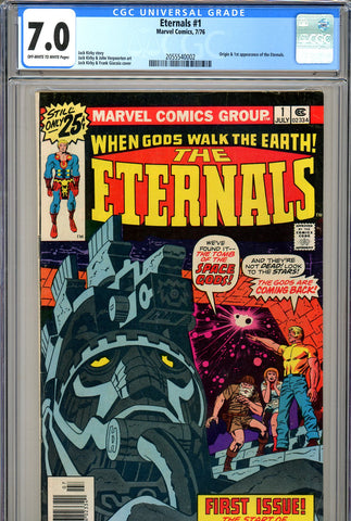 Eternals #01 CGC graded 7.0 - first appearance of Eternals - SOLD!