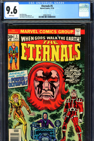 Eternals #05 CGC graded 9.6 - Jack Kirby c/s/a - SOLD!