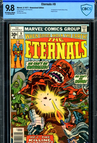 Eternals #09 CBCS graded 9.8 - HIGHEST GRADED Kirby c/s/a