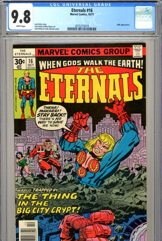 Eternals #16 CGC graded 9.8 HIGHEST GRADED - SOLD!