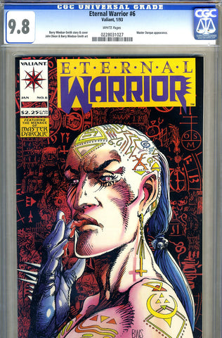 Eternal Warrior #6  CGC graded 9.8  -HIGHEST GRADED SOLD!
