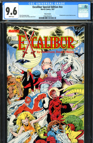 Excalibur Special Edition #nn CGC graded 9.6 - PRICE VARIANT - 1987