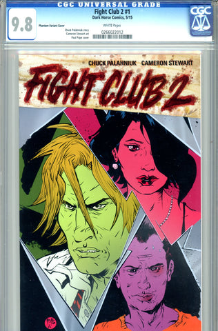 Fight Club 2 #1  CGC graded 9.8  Phantom Cover - HG SOLD!