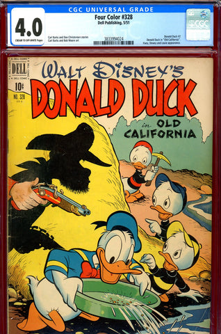 Four Color #328 CGC graded 4.0 - Donald Duck #2 - SOLD!