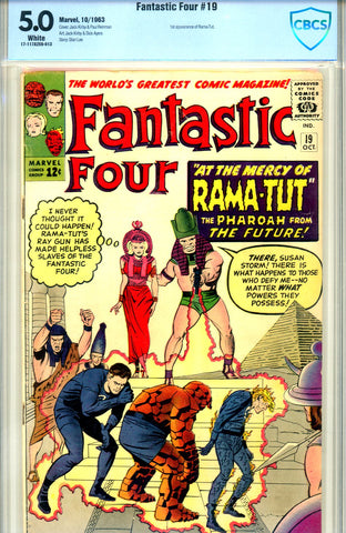 Fantastic Four #019 CBCS graded 5.0 first Rama-Tut SOLD!