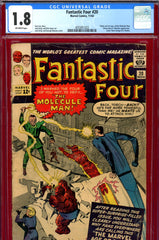 Fantastic Four #020 CGC graded 1.8 - first appearance of the Molecule Man
