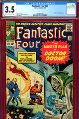 Fantastic Four #023 CGC graded 3.5 - first appearance of the Terrible Trio