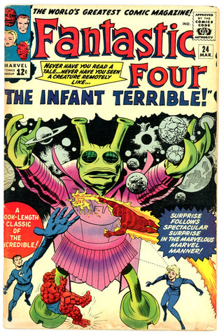 Fantastic Four #024 VG/FINE 1964