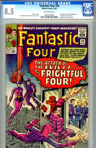 Fantastic Four #036   CGC graded 8.5  first Medusa - SOLD!