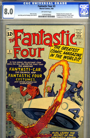 Fantastic Four #03   CGC graded 8.0 - SOLD!