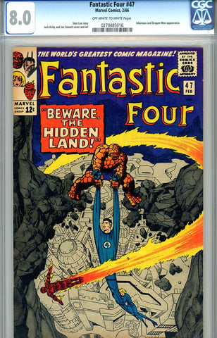 Fantastic Four #047  CGC graded 8.0 SOLD!