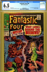 Fantastic Four #066 CGC graded 6.5 origin of Him begins (does not appear)