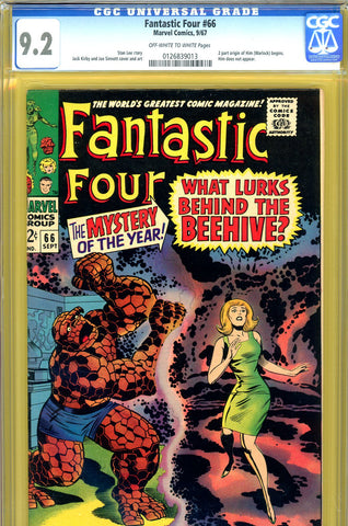 Fantastic Four #066 CGC graded 9.2  origin of Him begins - SOLD!