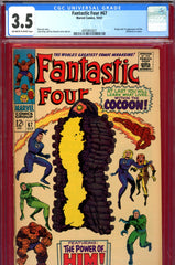 Fantastic Four #067 CGC graded 3.5 origin and 1st appearance of Him (cameo)