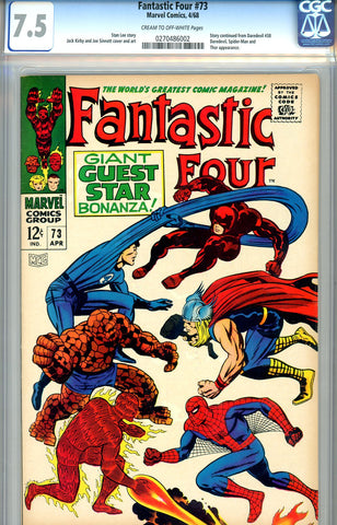 Fantastic Four #073  CGC graded 7.5 - SOLD!