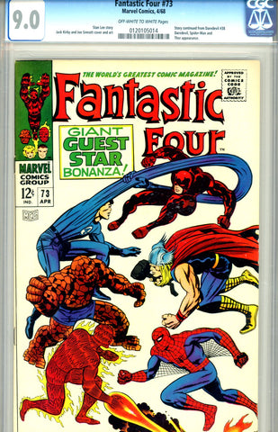 Fantastic Four #073 CGC graded 9.0 SOLD!