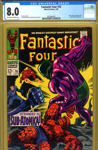 Fantastic Four #076 CGC graded 8.0 Surfer/Galactus story - SOLD!